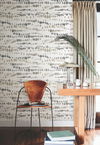 Dewdrops Black & Taupe Wallpaper thumbnail 2