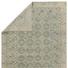Jaipur Living Stage SLN19 Handknotted Medallion Green and White Area Rug (9'x12') thumbnail 4