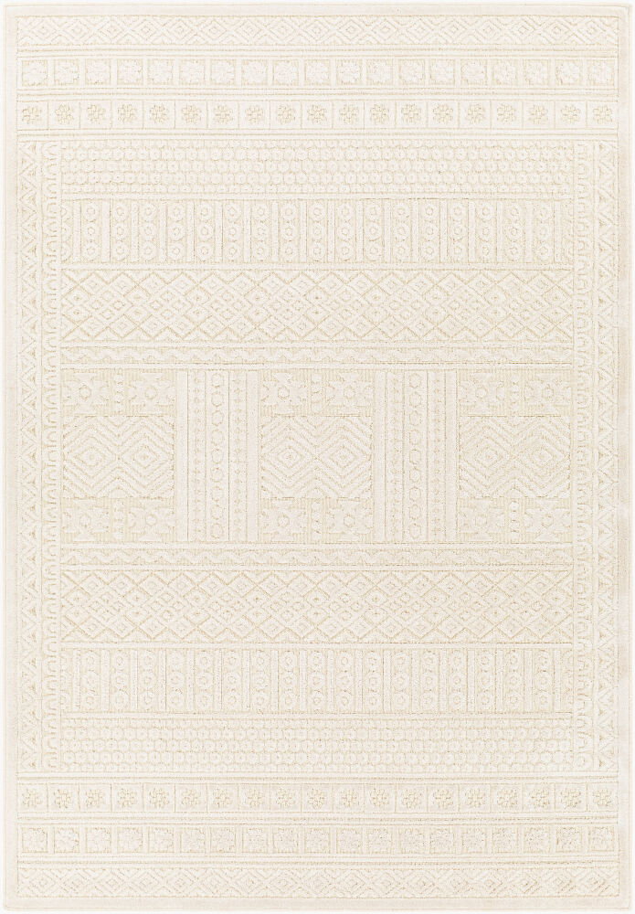 Kingston Machine Woven Rug, by Surya, 7'2.61" length x 5'2.99" width