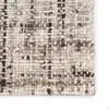 Coltrane Handmade Solid Gray/ Ivory Area Rug (5'X8') thumbnail 3