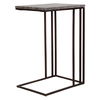 Theodore Travertine Accent Table, Furniture by Uttermost, 16" width x 23" height x 12" depth thumbnail 6