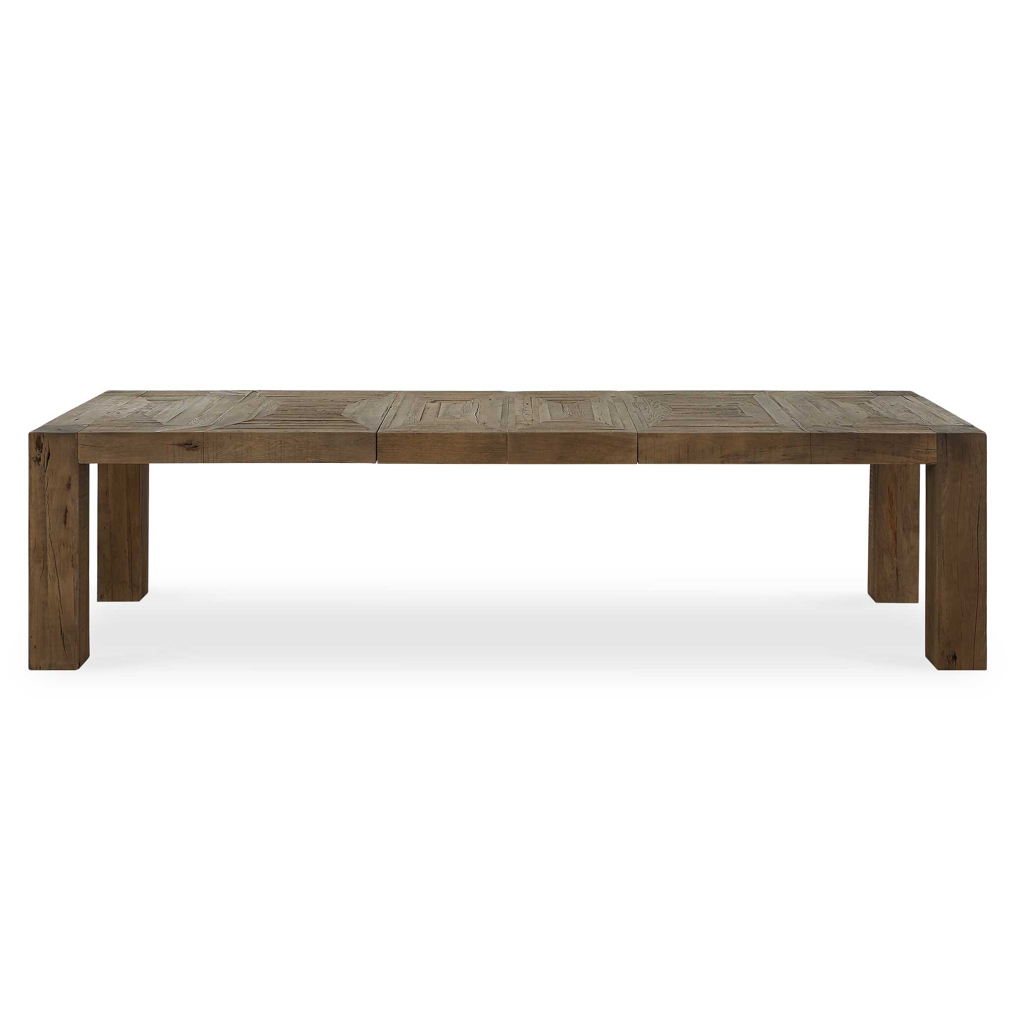 Aldan Reclaimed Oak Dining Table, Furniture by Uttermost, 116" width x 30" height x 40" depth View 1