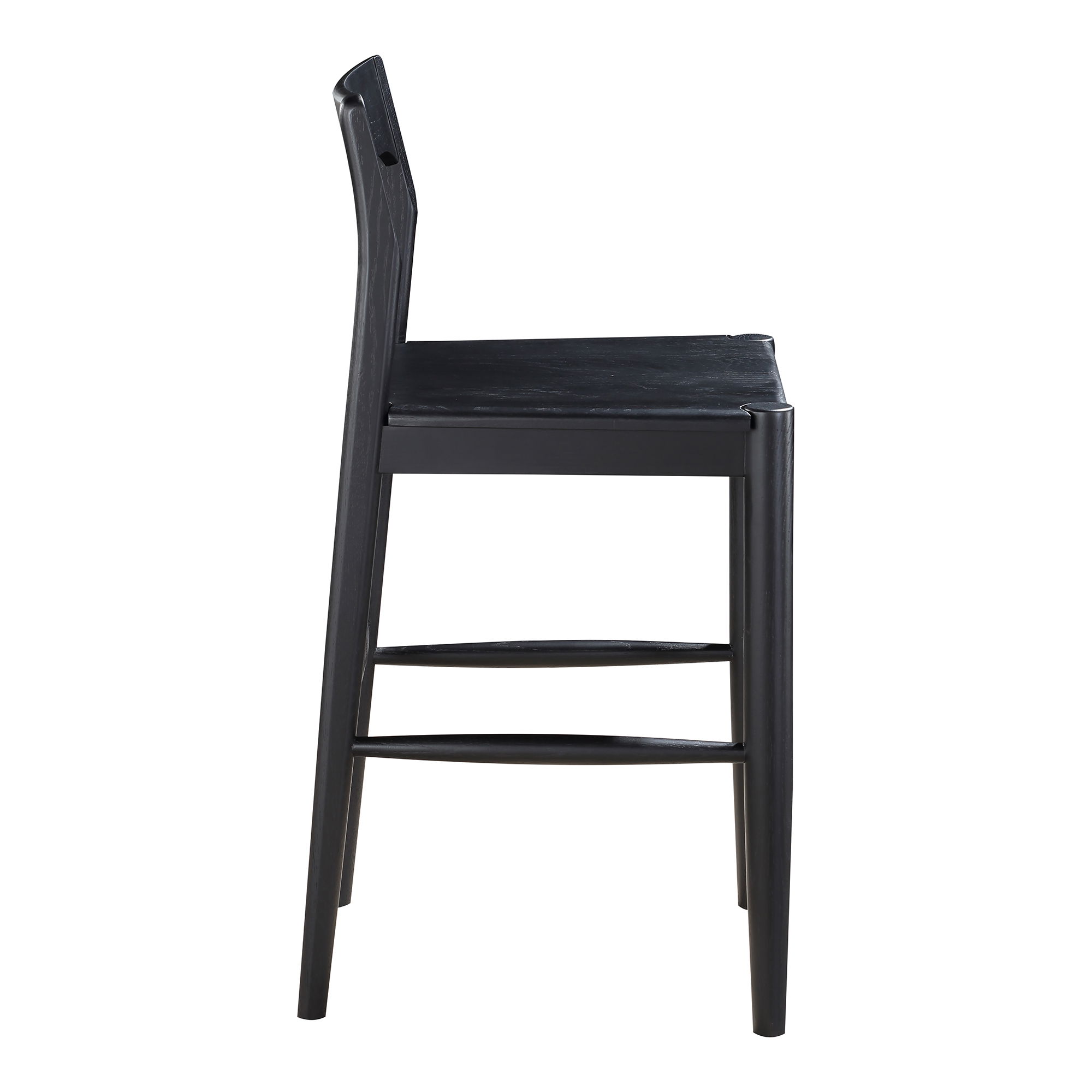 Owing Counter Stool Black, Counter & Bar Stool by Moe's Home, 19.5" width x 38" height x 20" depth View 3