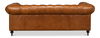 Tufted English Club Sofa, Cuba Brown, Sofas & Sectional by Sarreid, 89" length x 38" width x 32" height thumbnail 10
