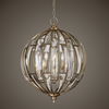 Vicentina 6 Light Sphere Pendant, Ceiling Light by Uttermost, 28.75" height x 22" diameter thumbnail 3