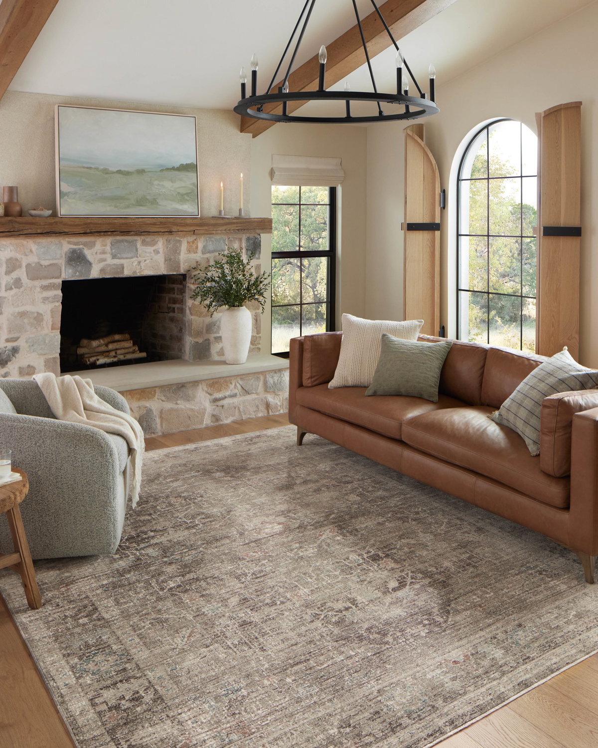 Magnolia Home by Joanna Gaines x Loloi Millie Rug, 3'6" length x 5'6" width View 2