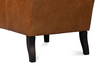Elite Wing Lounge Chair  Cuba Brown, by Sarreid, 3' length x 2'4" width x 3'4" height thumbnail 8