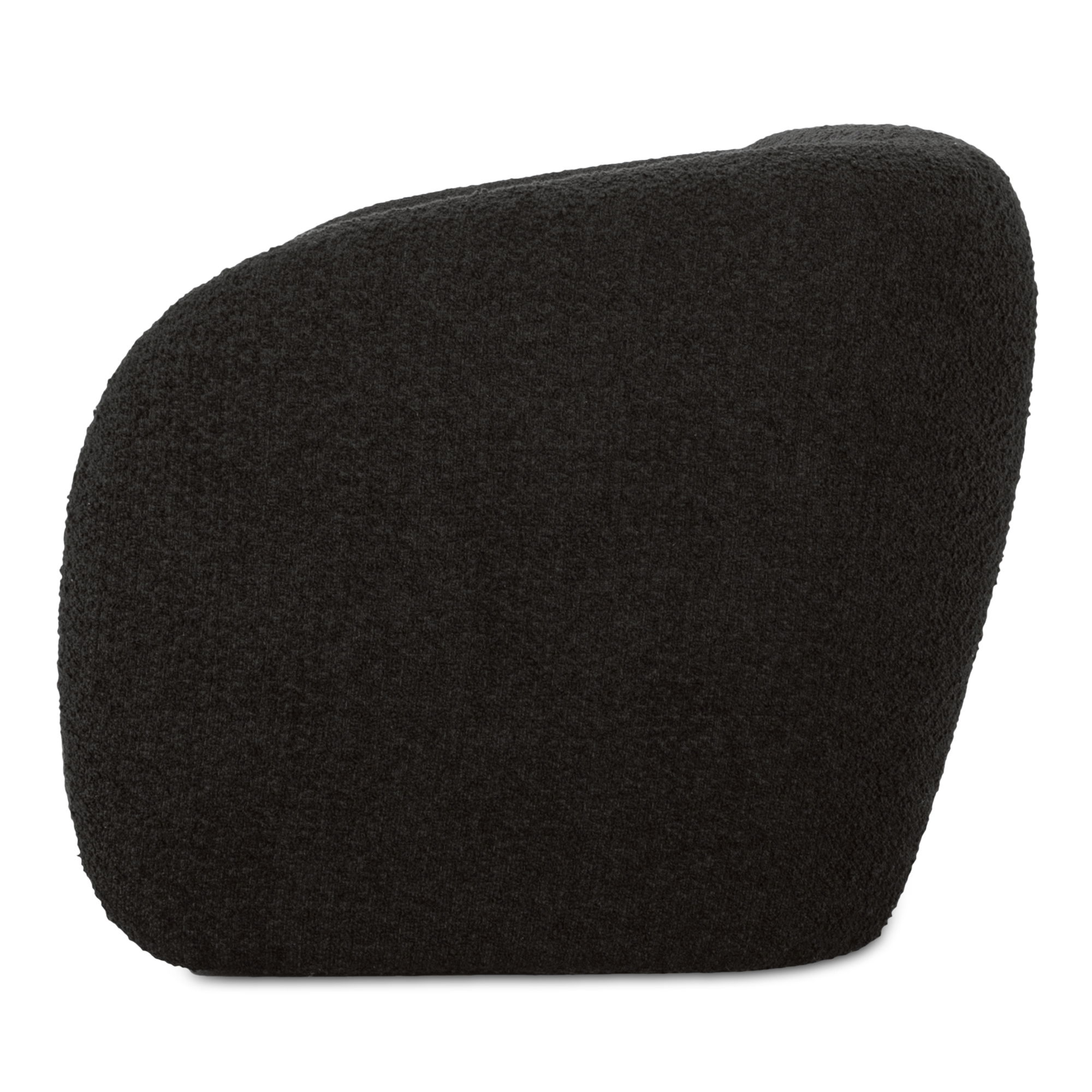 Faye Sofa Black Boucle, Sofas & Sectional by Moe's Home, 90" width x 29.8" height x 33.7" depth View 3