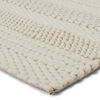 Lagom Handmade Solid Ivory Area Rug (5'X8') thumbnail 2