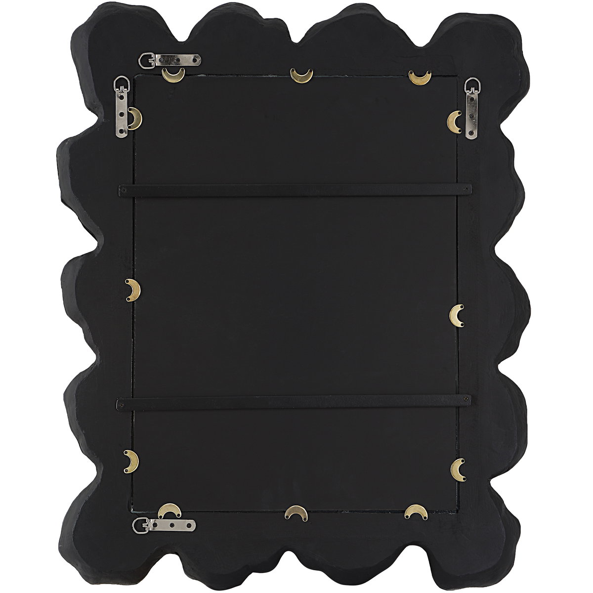 Sea Coral Black Mirror, by Uttermost, 27.12" width x 34.25" height x 2.5" depth View 8