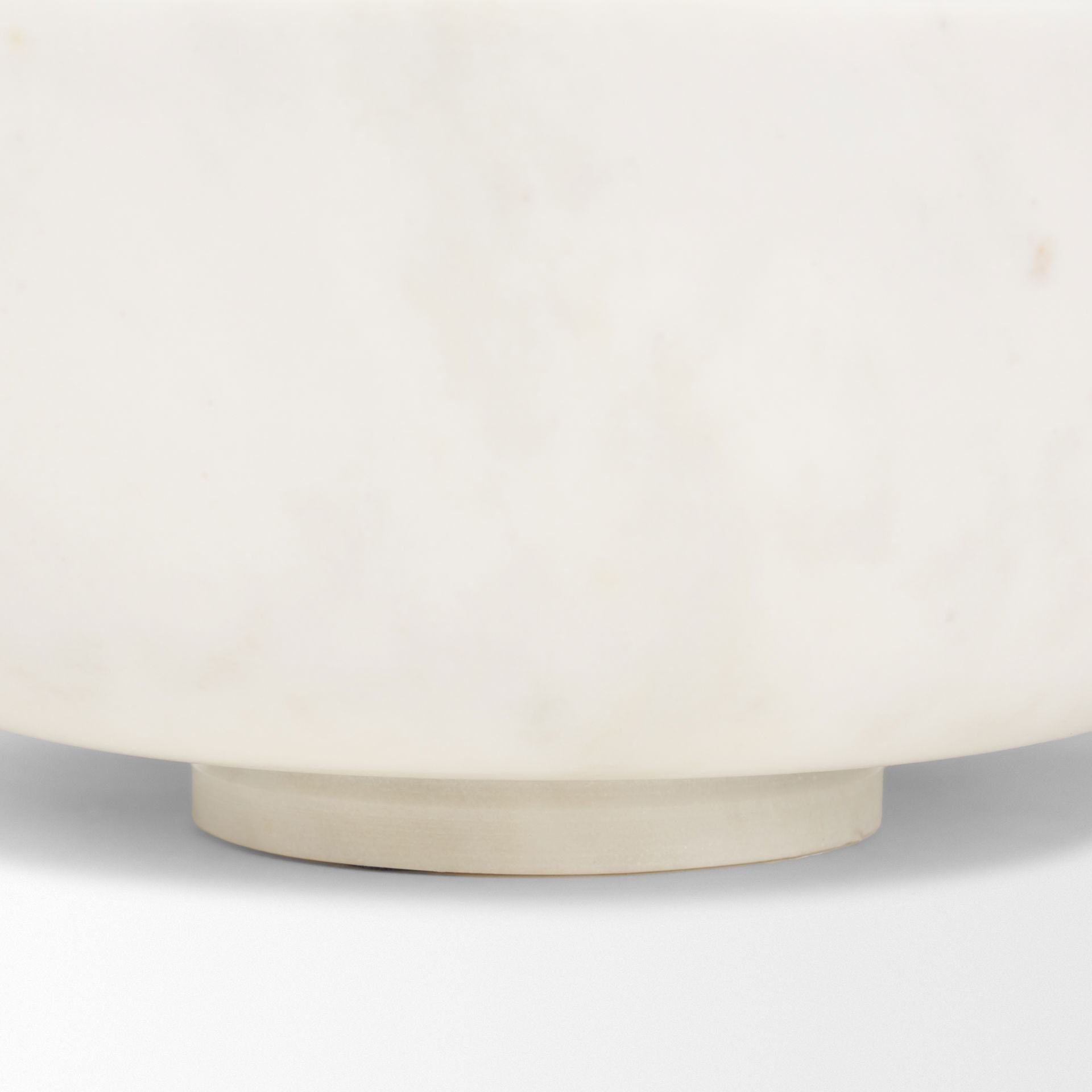 Katora Large Premium Solid White Marble Bowl, Decorative Bowl by Mercana, 9.5" length x 9.5" width x 4" height View 7