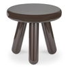 Joy Accent Table Dark Brown Lacquer, Side & End Table by Moe's Home, 19" width x 18" height x 19" depth thumbnail 2