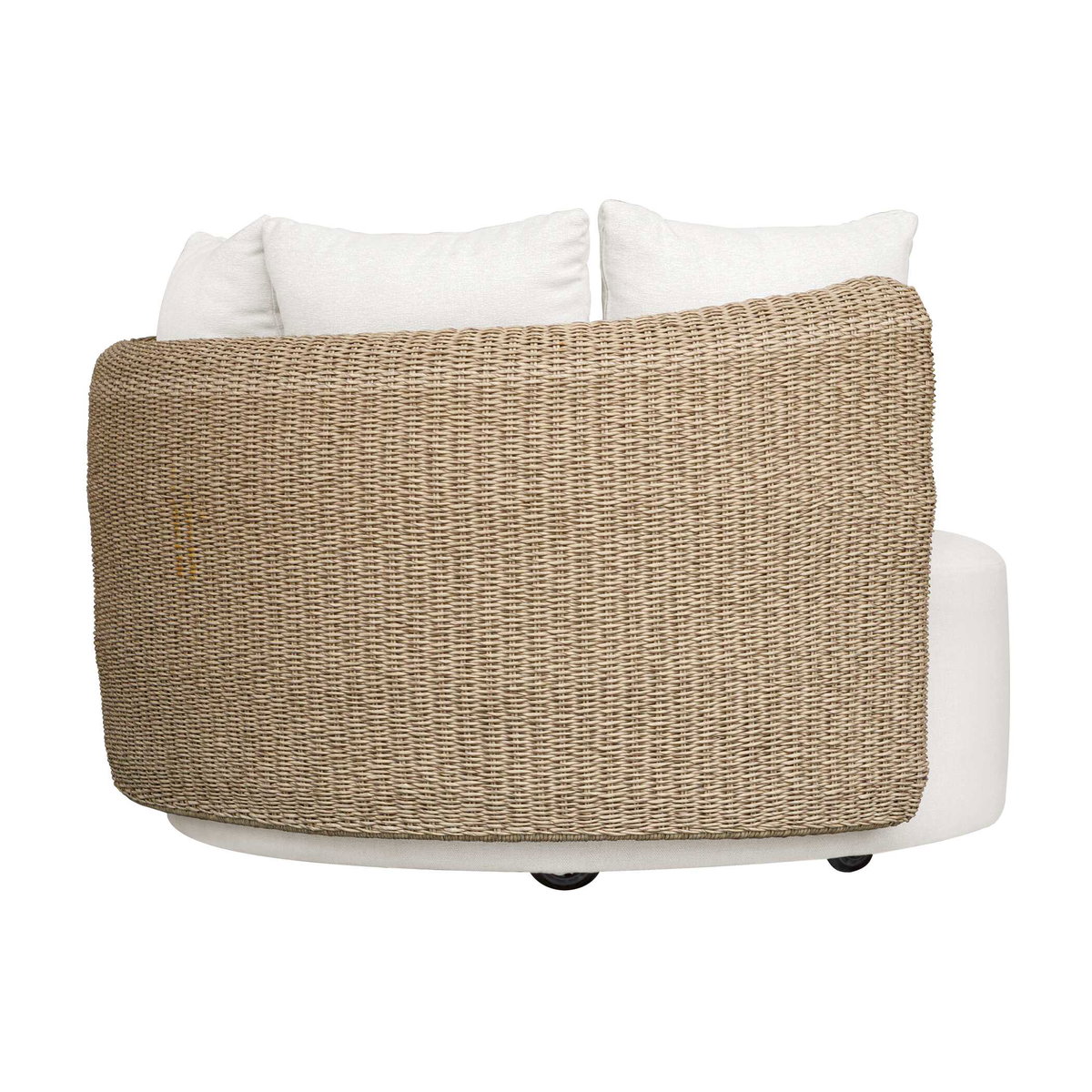 Sunset Outdoor Round Swivel Day Bed, Outdoor Furniture by Uttermost, 4'6.75" width x 2'7.2" height x 4'3.75" depth View 7