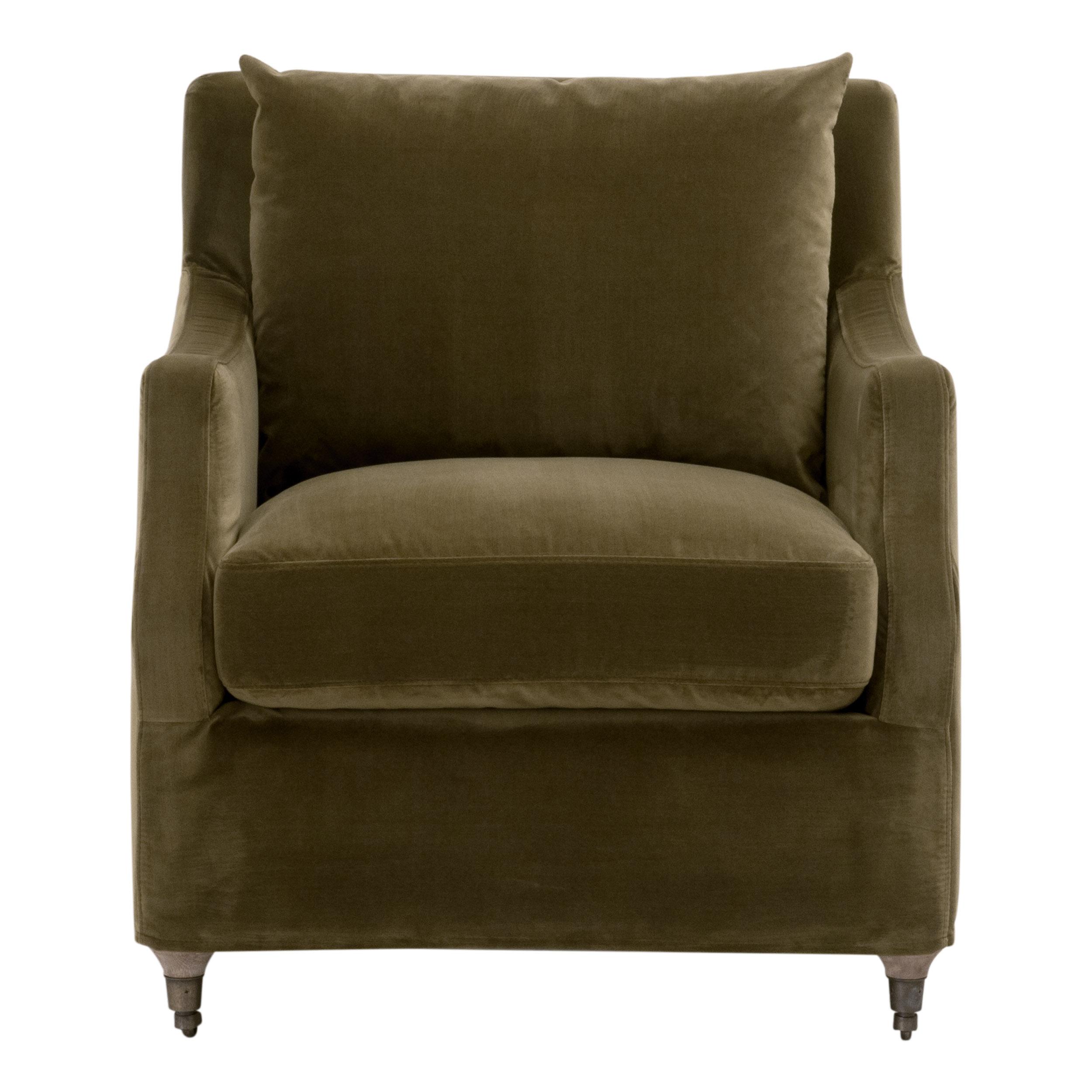 Jade Slipcover Club Chair, Accent Chair by Essentials for Living, 29.5" width x 33" height x 34.25" depth View 1