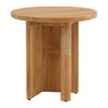 Phaedra Outdoor Side Table Natural, Side & End Table by Dovetail, 19.75" width x 20" height x 19.75" depth thumbnail 1
