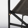 Direttore Backless 44.3in Seat Bar Stool | Brown/Gray Suede with Metal, Counter & Bar Stool by Mercana, 19.3" length x 20" width x 44.25" height thumbnail 8