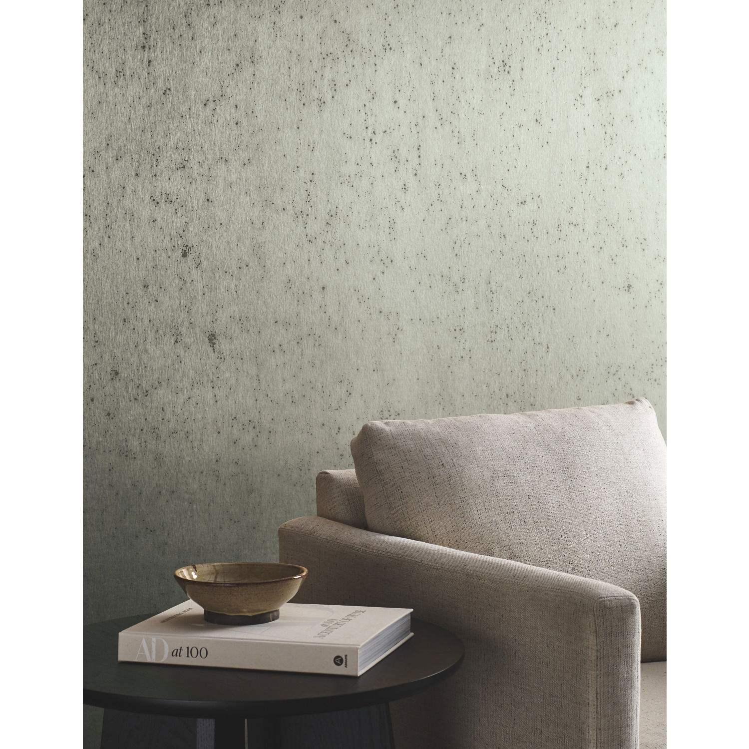 Burnished Patina Silver Wallpaper large image 