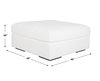 REFUGE SOFA, OTTOMAN, ARCTIC WHITE, Furniture by Uttermost, 40" width x 20" height x 40" depth thumbnail 3