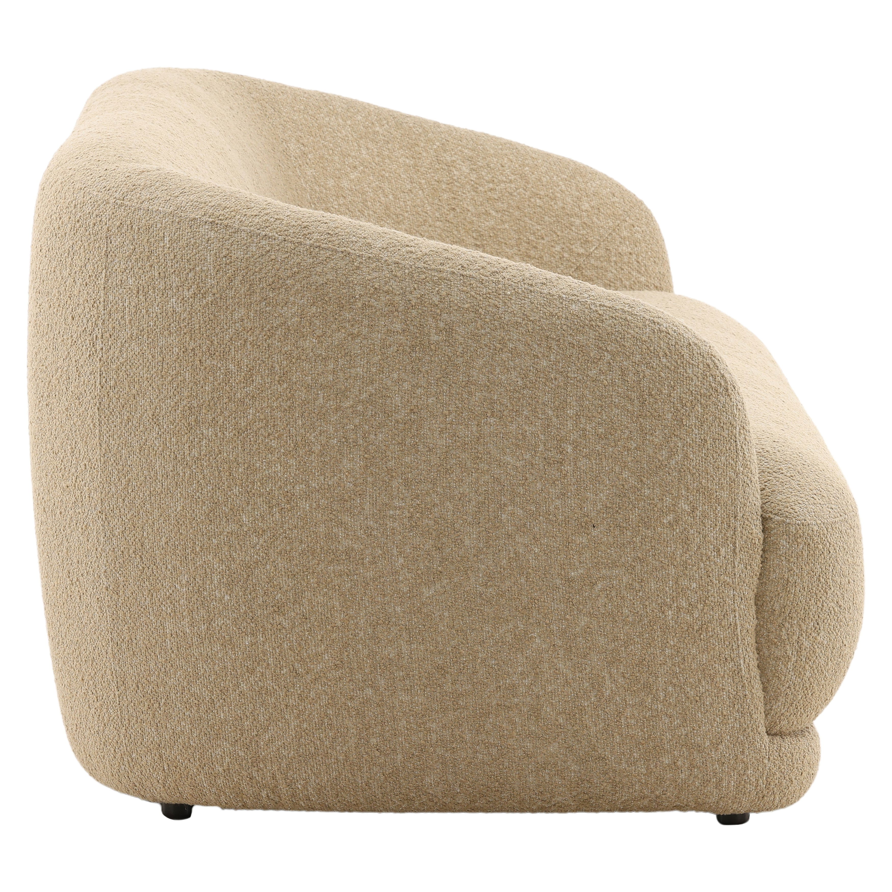 Yulissa Sofa Camel, Sofas & Sectional by Dovetail, 94.5" width x 30" height x 38.5" depth View 3