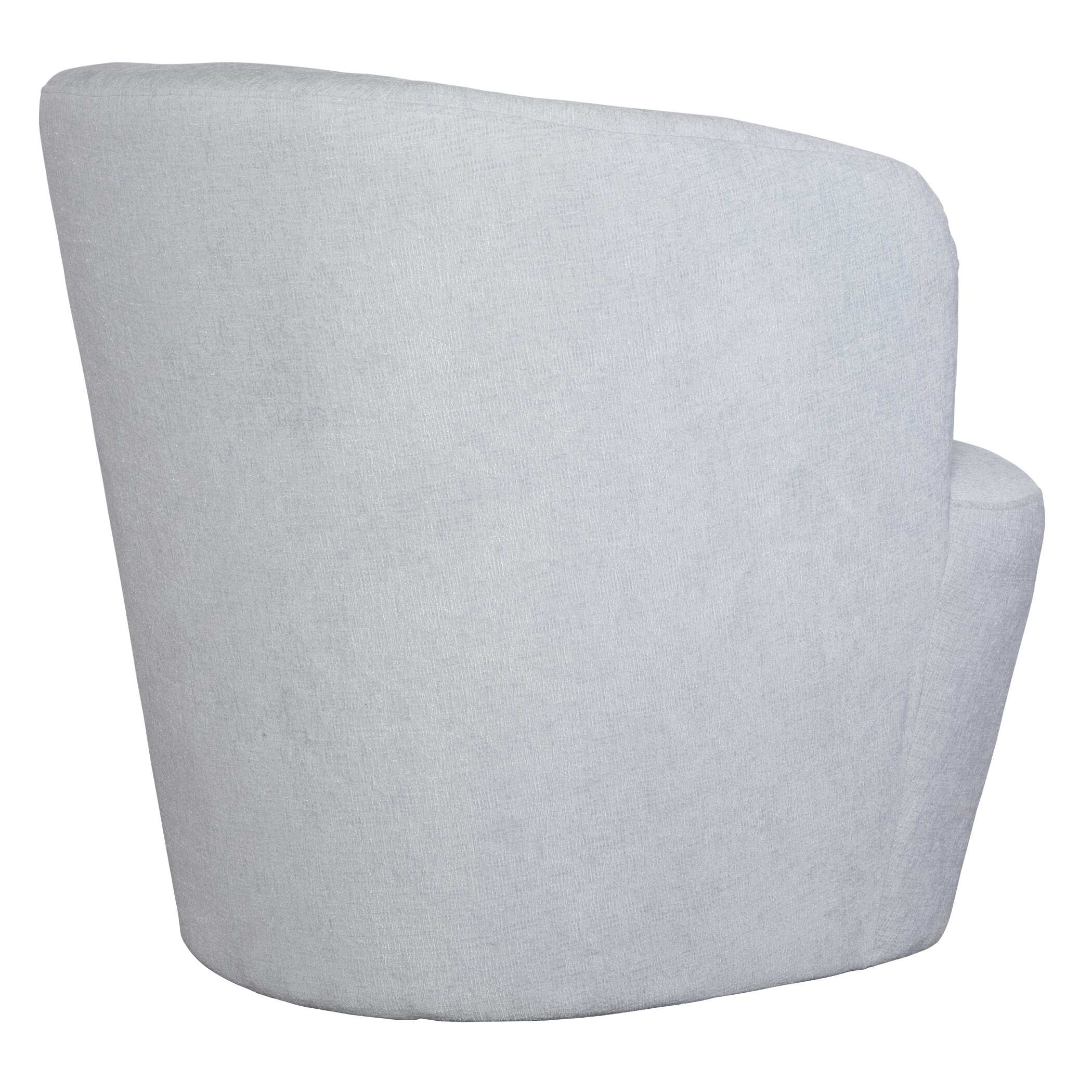 Mist Barrel Swivel Chair, Furniture by Uttermost, 29" width x 30.5" height x 30.25" depth View 7