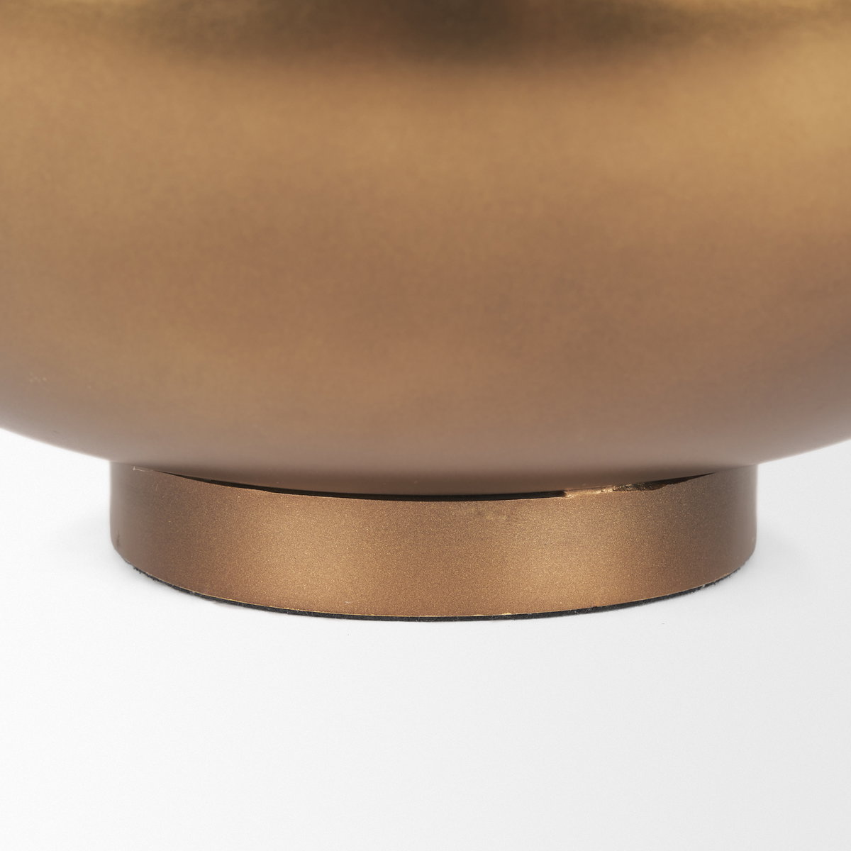 Quiana Large Gold Metal Vase, by Mercana, 10.5" length x 10.5" width x 6" height View 10