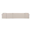 Fable Slipcover Dining Banquette U-shape Beige 168in thumbnail 4