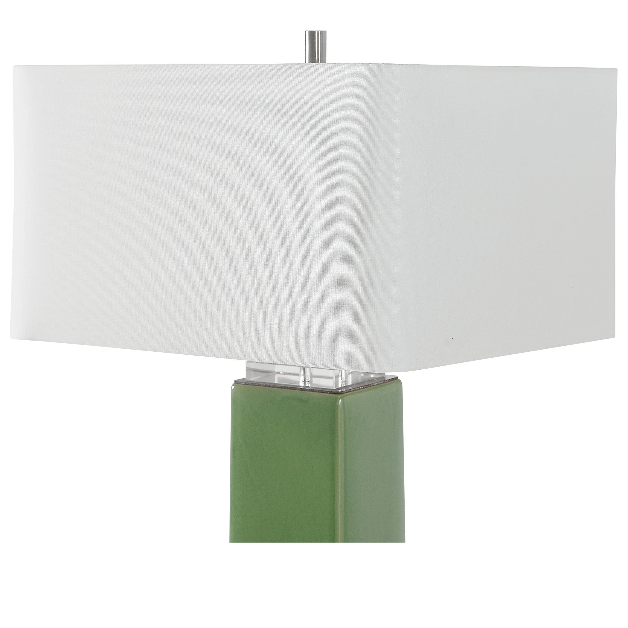 Aneeza Tropical Green Table Lamp, by Uttermost, 15" width x 32" height x 15" depth View 7