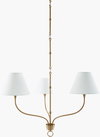 Mathilde Chandelier, by Surya, 23" length x 23" width x 24" height thumbnail