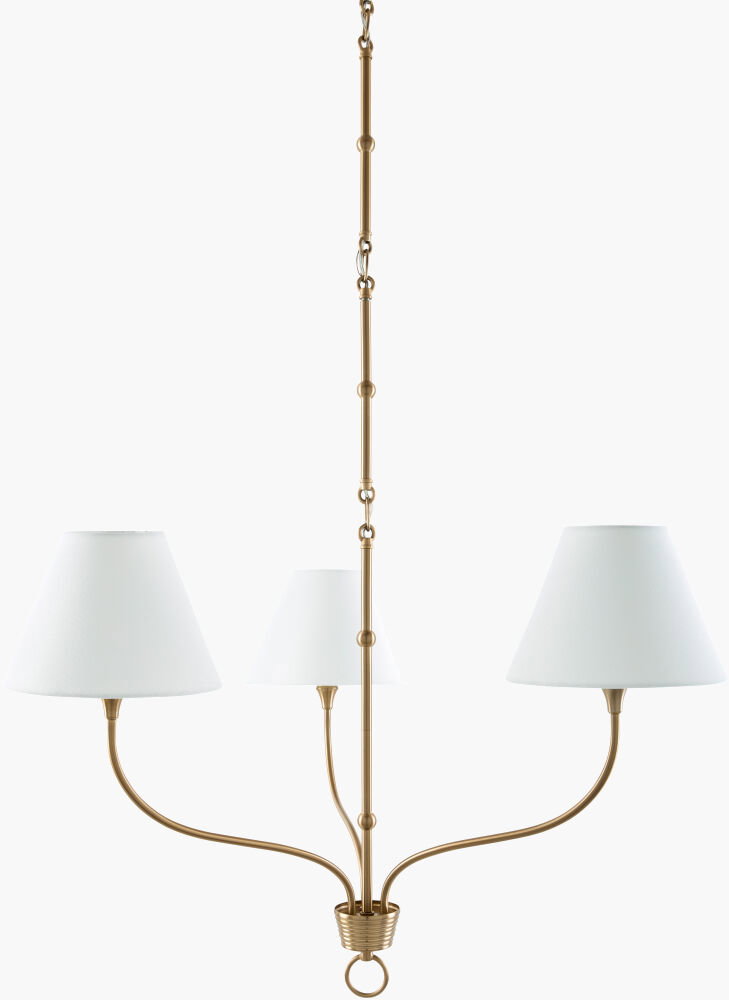 Mathilde Chandelier, by Surya, 23" length x 23" width x 24" height