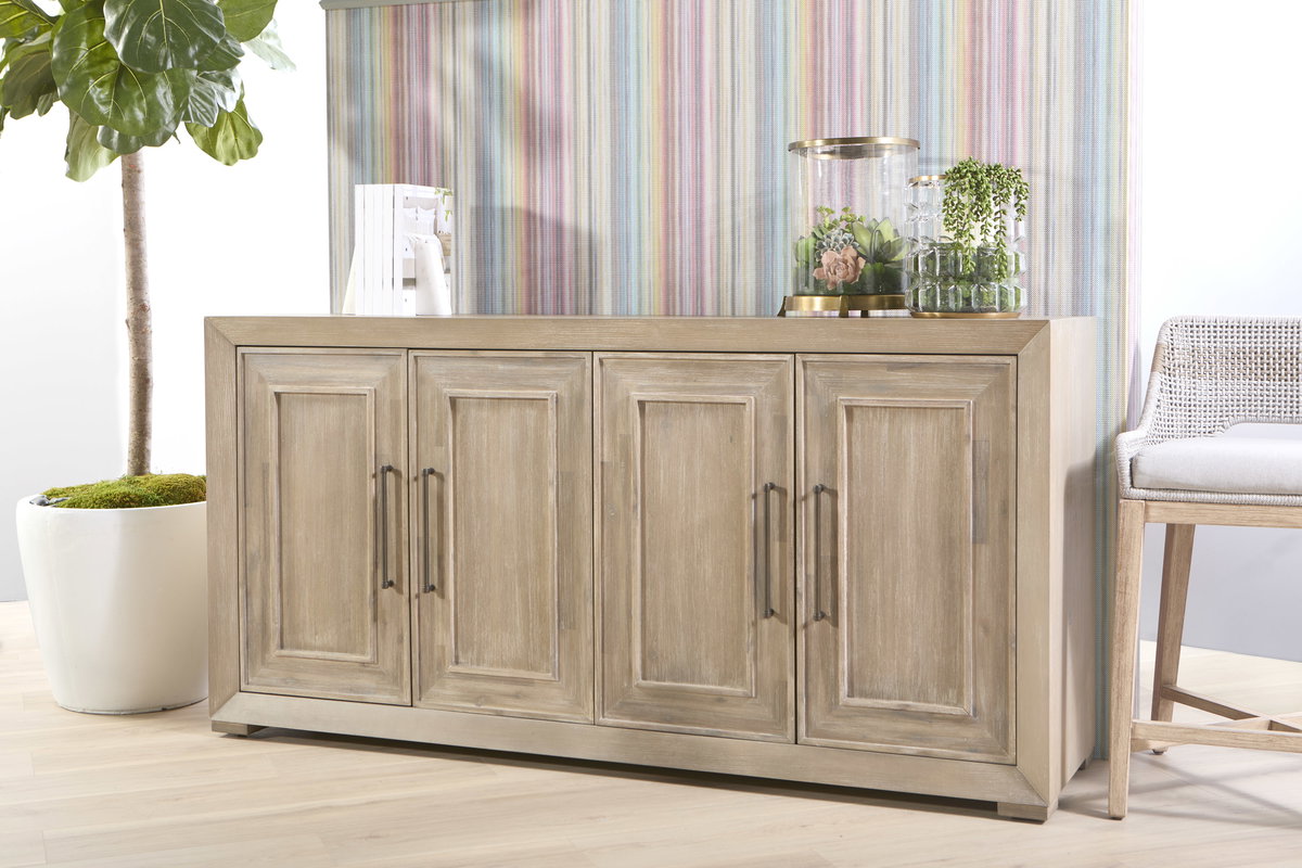 Hunter Media Sideboard, Cabinets & Sideboard by Essentials for Living, 70" width x 35.25" height x 19" depth View 18