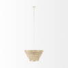 Marimba 40 L x 40 W x 24 H Natural Cane 6 Tier Chandelier, by Mercana, 40" length x 40" width x 24" height thumbnail 4
