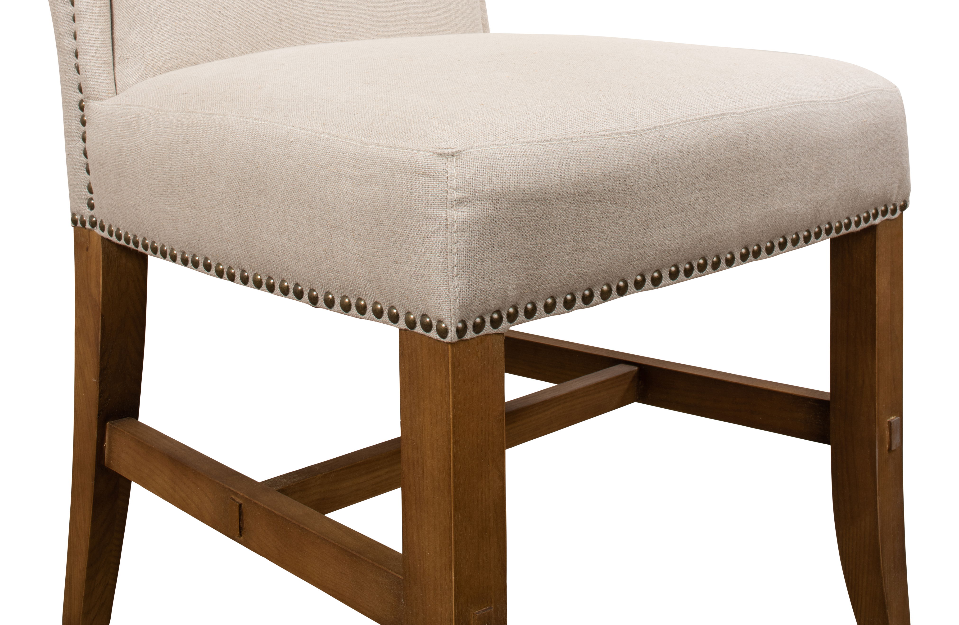 High Back Dining Chair, by Sarreid, 21" length x 26" width x 43" height View 7