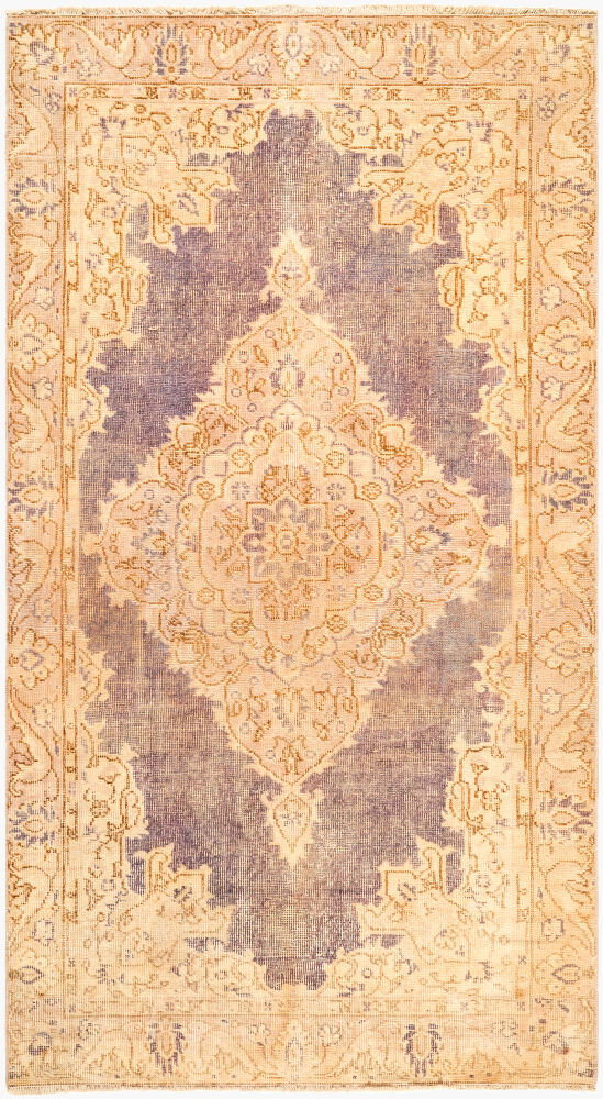 Antique One of a Kind Handmade Rug, by Surya, 6'5" length x 3'11" width
