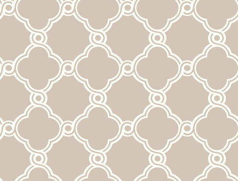 Open Trellis Taupe Wallpaper