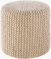 Prado Pouf, Ottoman by Surya, 19" width x 19" height thumbnail