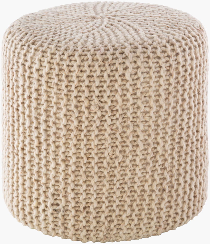 Prado Pouf, Ottoman by Surya, 19" width x 19" height