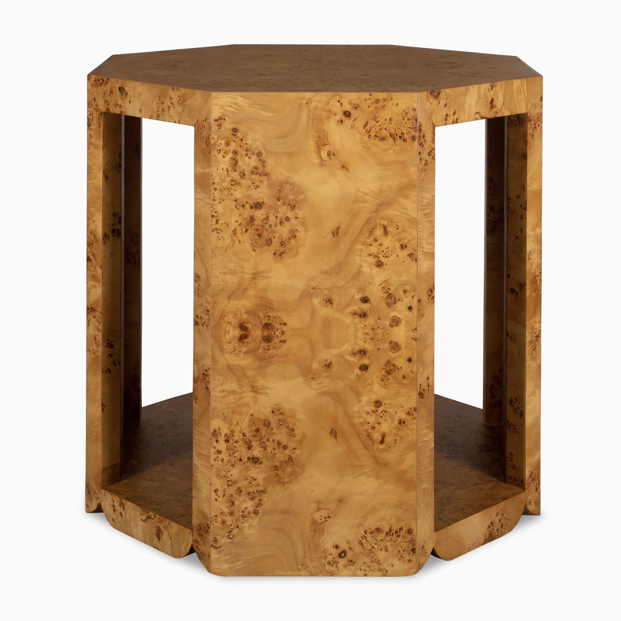 Indus Burl Side Table large image 