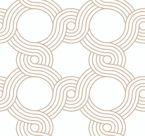 The Twist Gold Wallpaper