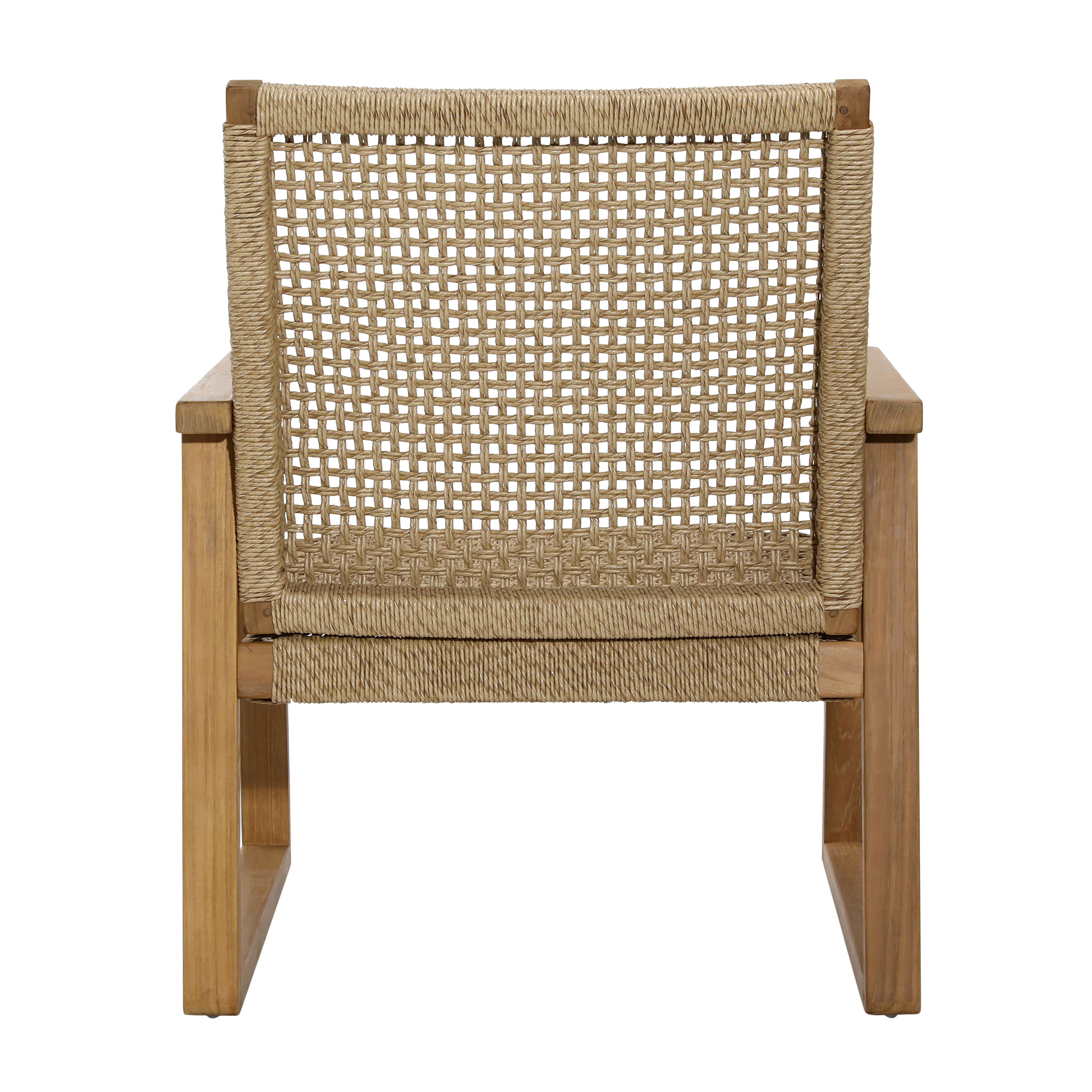 Fay Occasional Chair Nat, Accent Chair by Dovetail, 25.39" width x 32.5" height x 31.1" depth View 4