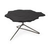 Pinera 37'x33' Black Slate With Iron Base Coffee Table thumbnail 0