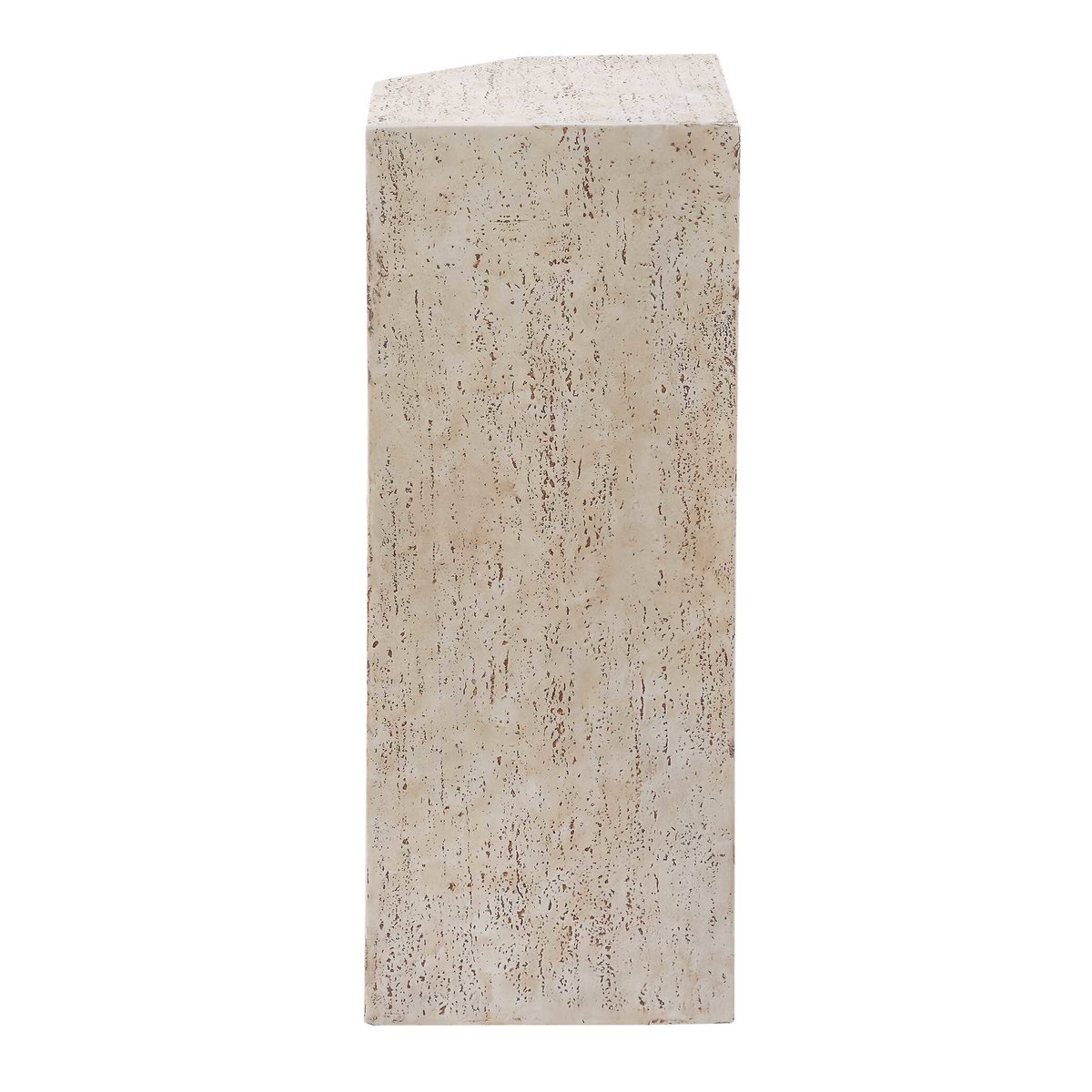 Leroy Concrete Outdoor Drink Table, Outdoor Table by Uttermost, 9.5" width x 1'10" height x 9.5" depth View 4