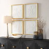 Fourfold Framed Prints Set/4, Art by Uttermost, 22" width x 22" height x 1.5" depth thumbnail 4