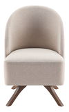 Coda Swivel Chair, Accent Chair by Surya, 24" width x 35" height thumbnail