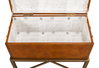Remington Leather Box On Stand, by Sarreid, 1' length x 2' width x 2' height thumbnail 6