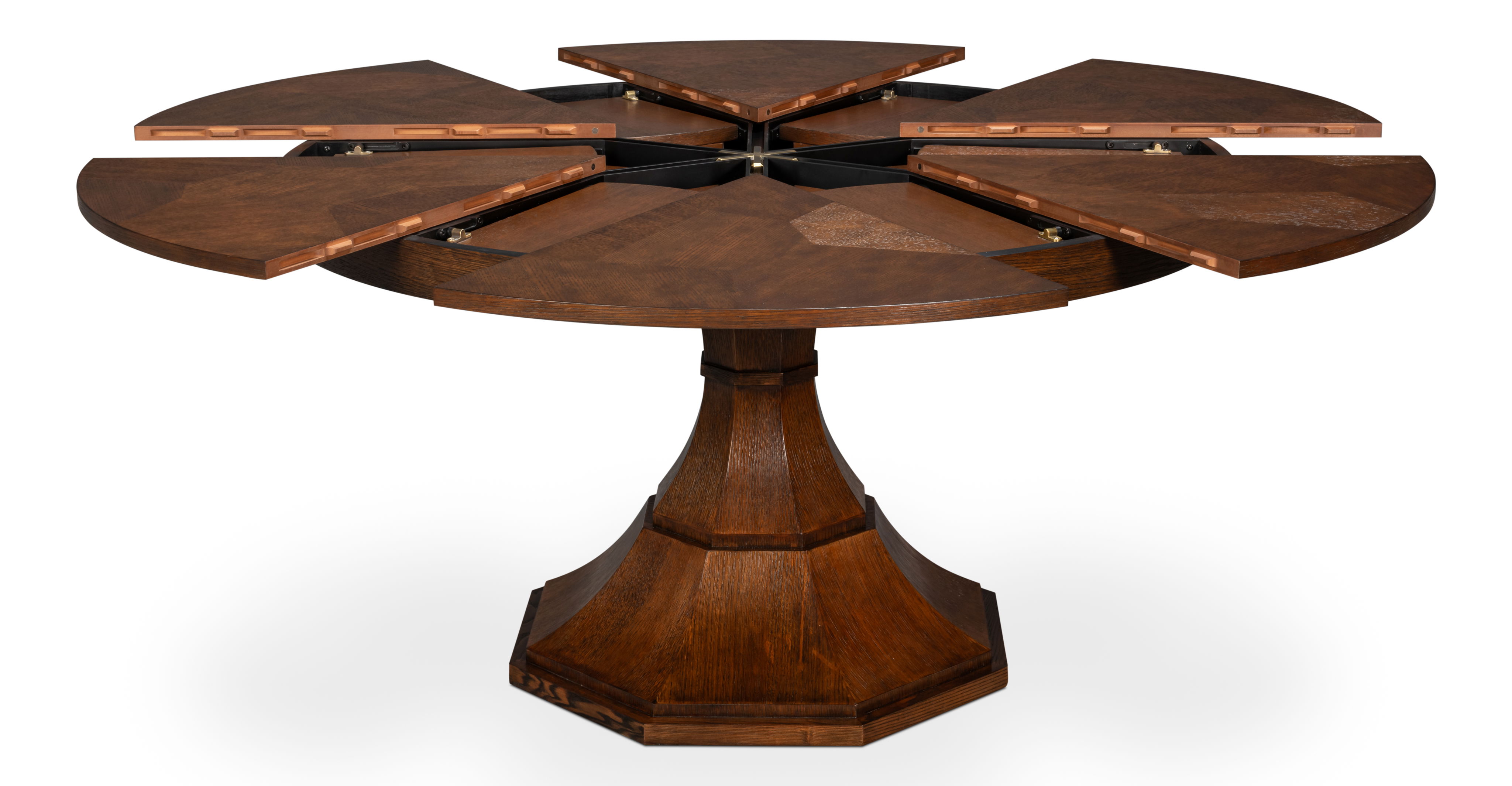 Giselle Jupe Table,Med,Palladio, Dining Table by Sarreid, 55" length x 55" width x 30" height View 2