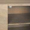 Darwin Light Brown Wooden 2 Door with 2 Shelves Accent Cabinet thumbnail 9