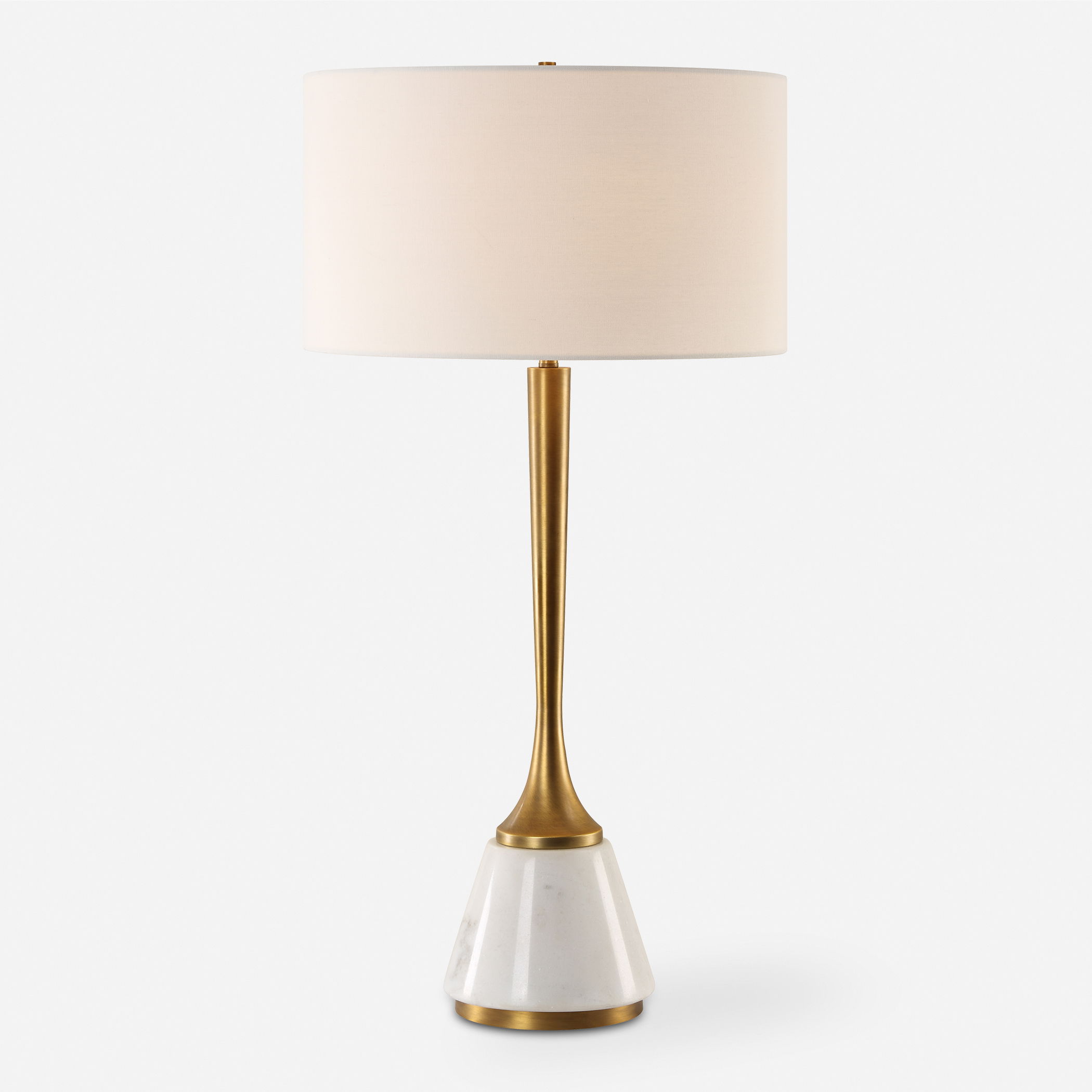 Avola White Marble Table Lamp large image 