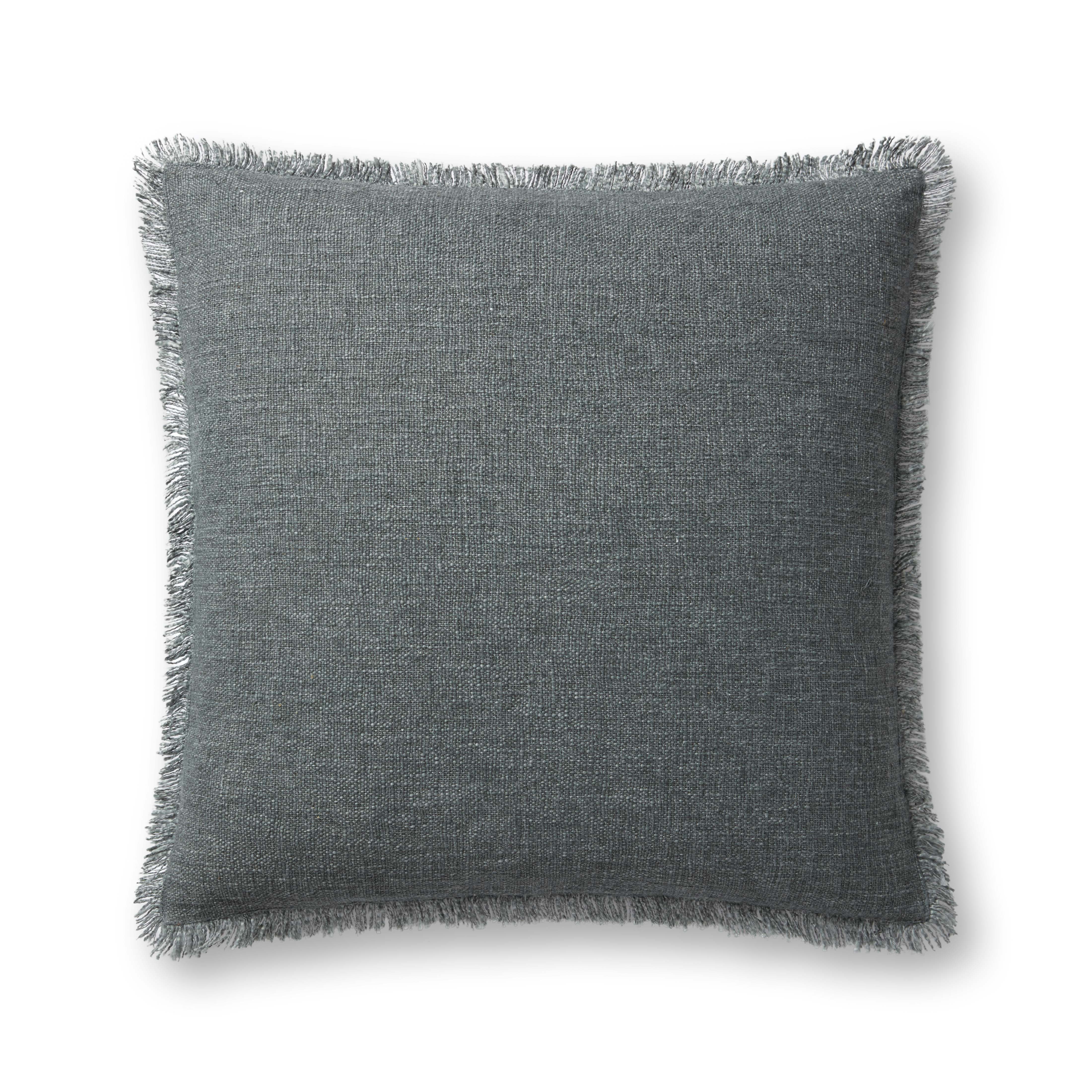 Amber Lewis x Loloi Sable Pillow, Decorative Pillow, 22" length x 22" width