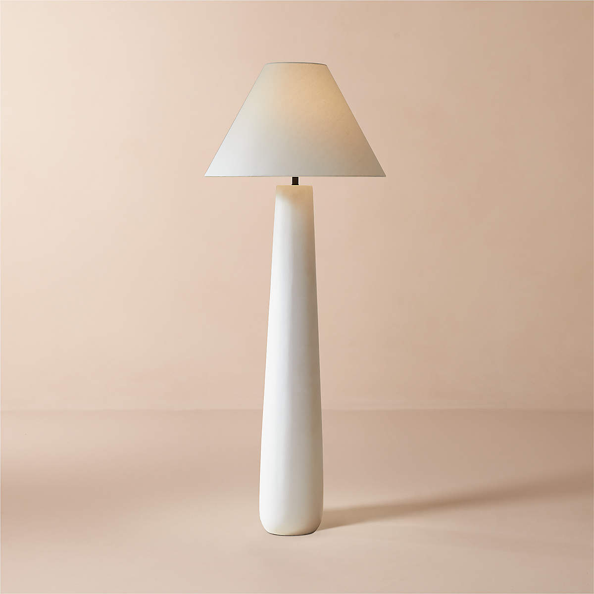 Online Designer Bedroom Polar White Cement Floor Lamp