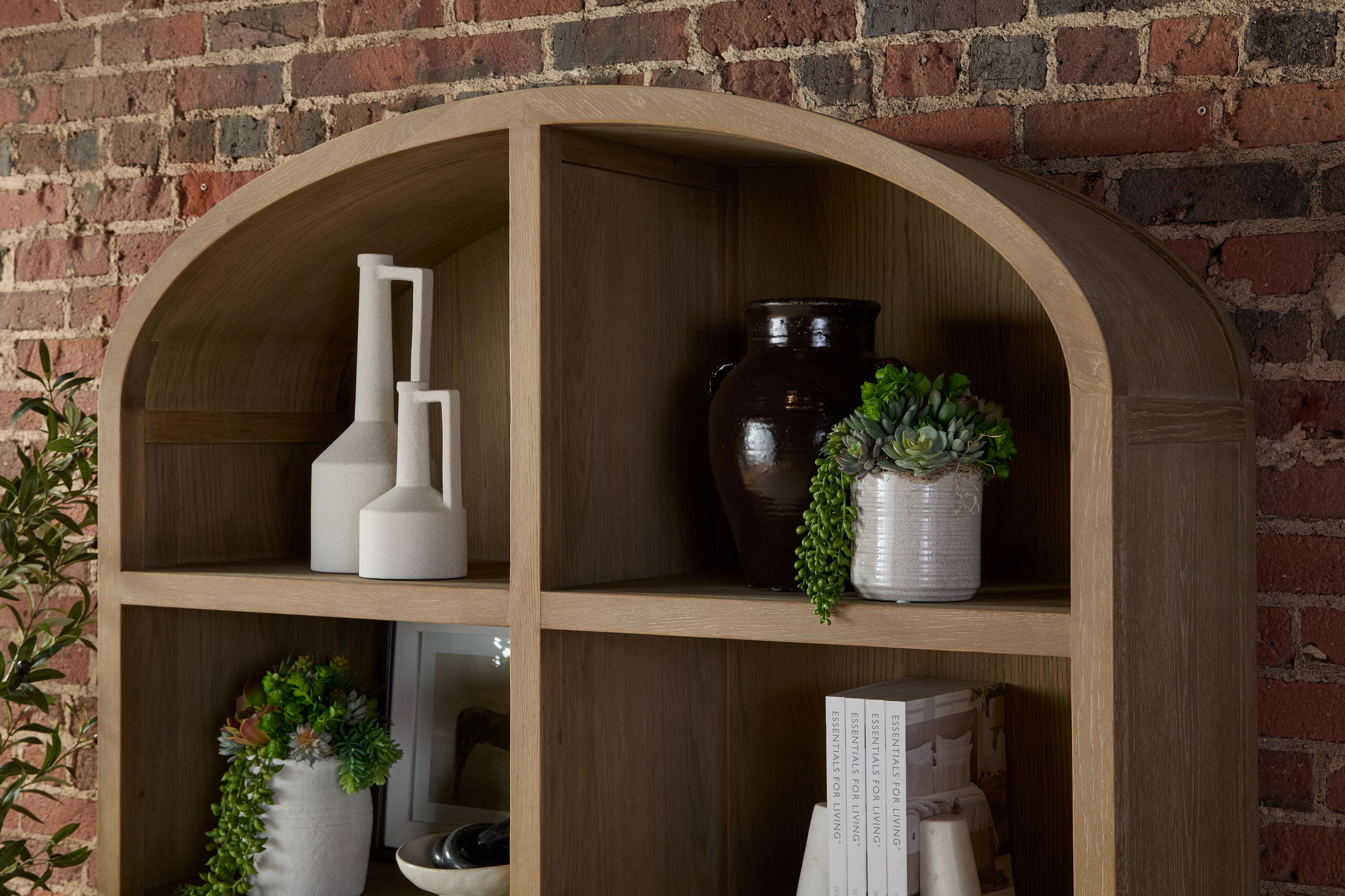 Cane Storage Bookcase, Shelving & Bookcase by Essentials for Living, 49.5" width x 83" height x 16.5" depth View 15